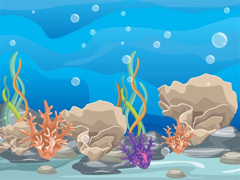 Coral Reef Slide Template